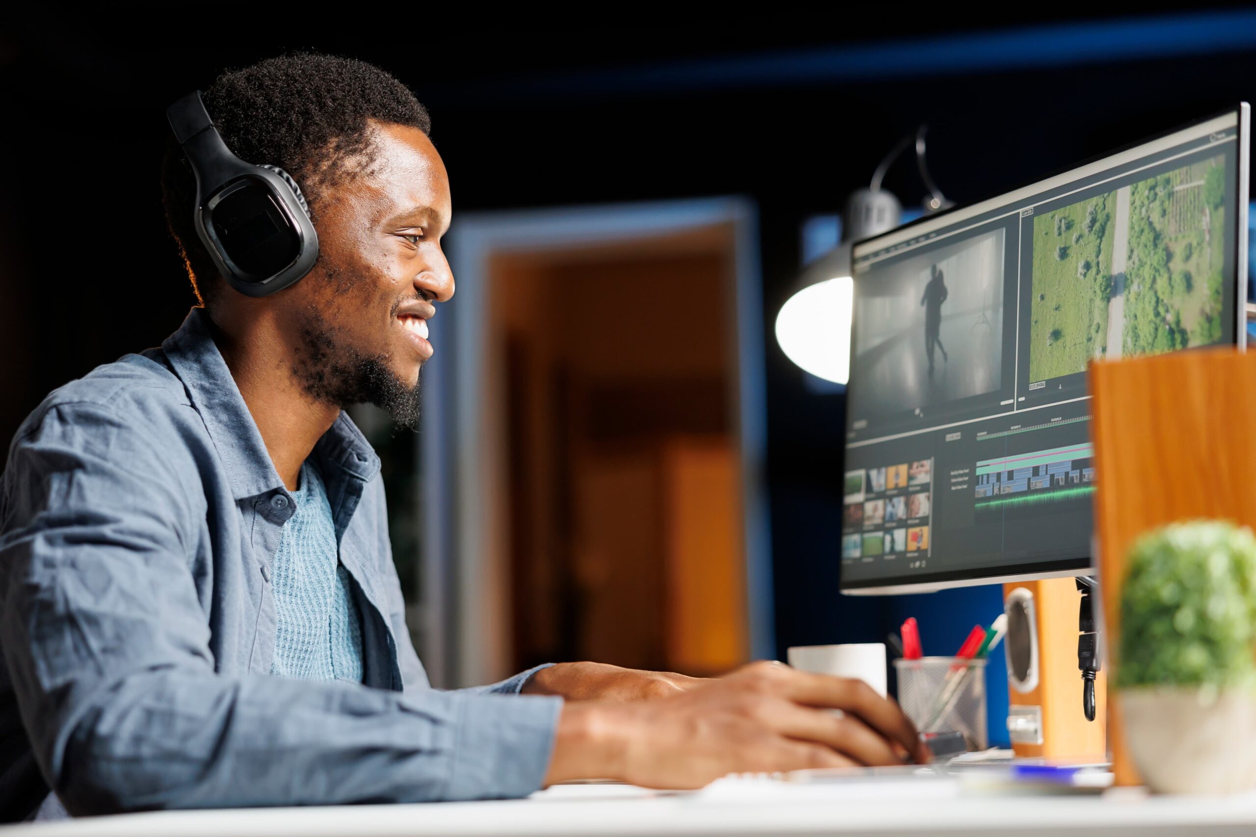 motion graphics editor enhancing branded visuals in video content
