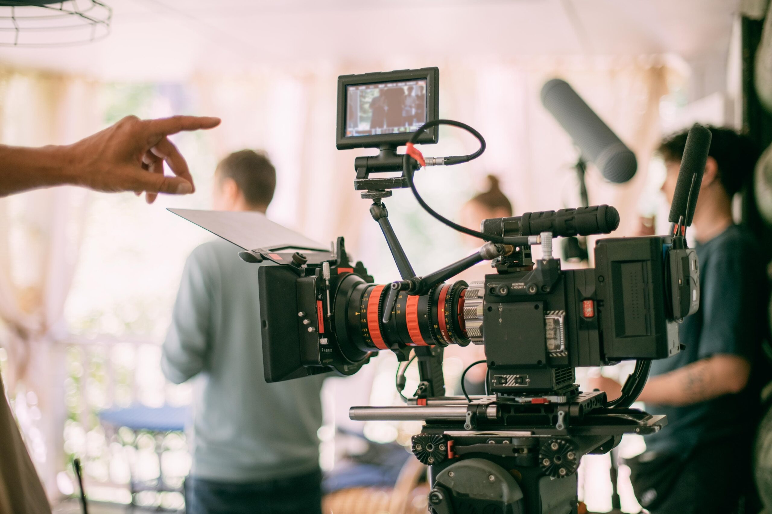 Powerful production team bringing creative ideas to life in a studio environment