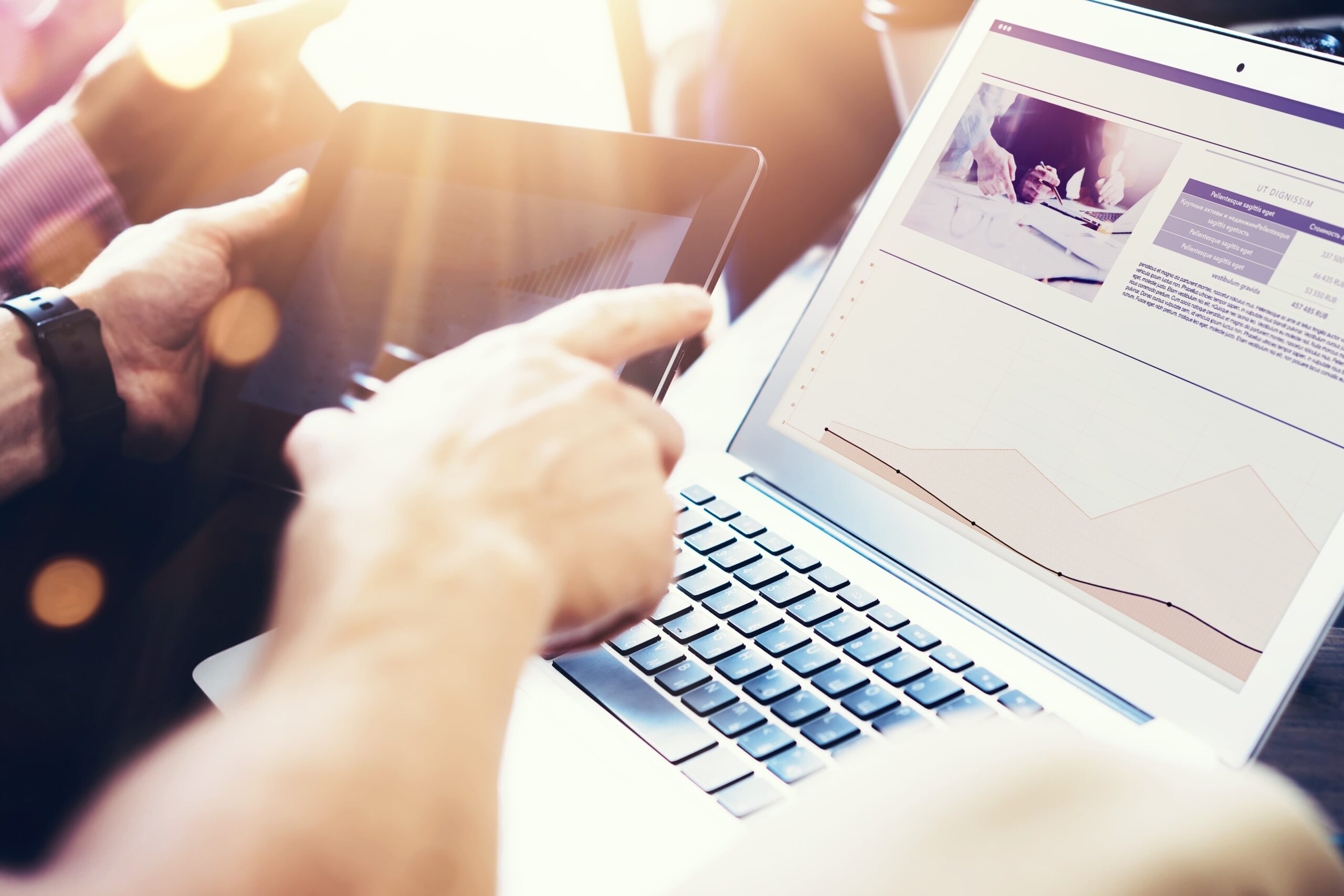 marketing team refining dynamic strategy in real time