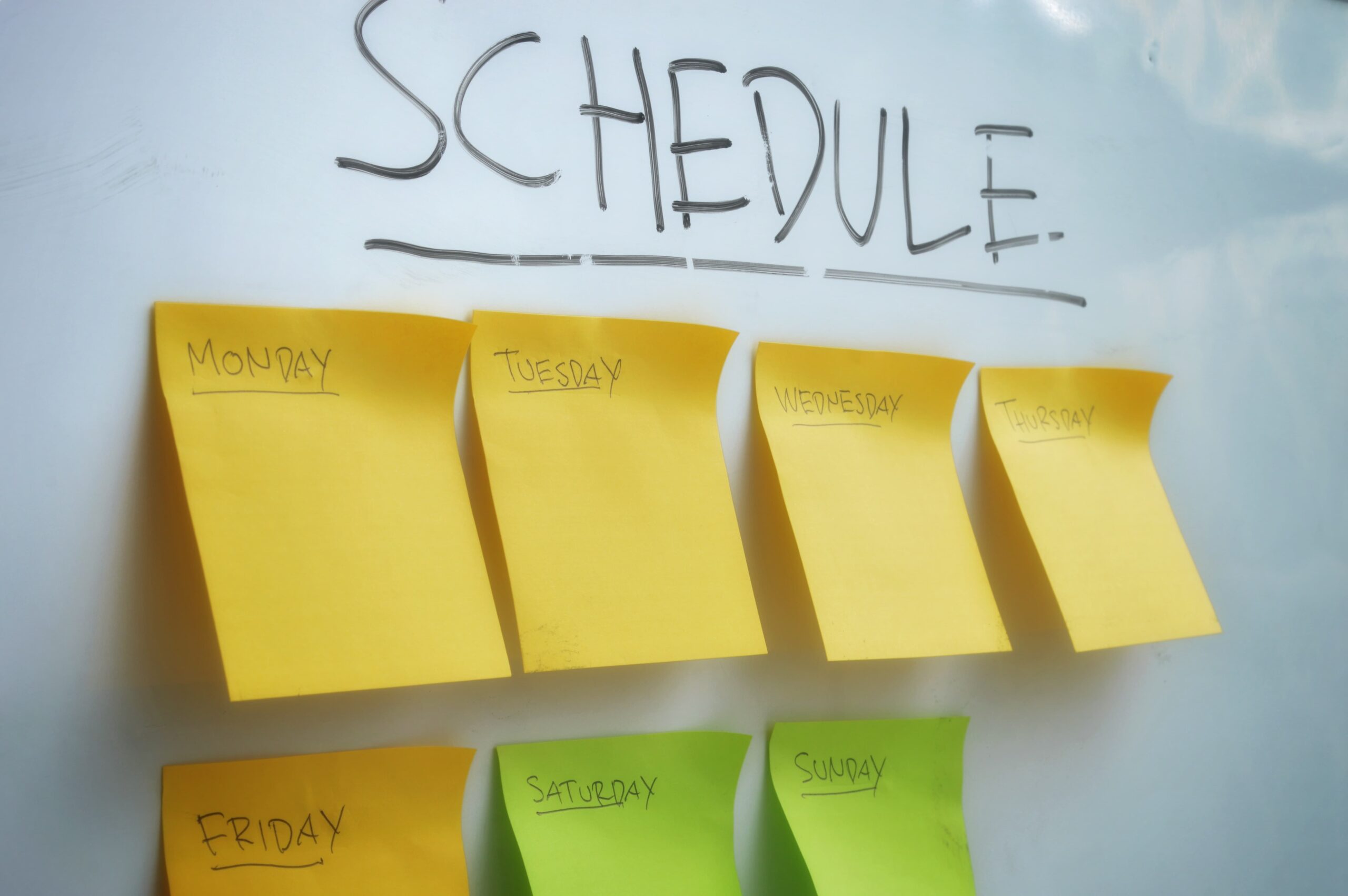 ideal posting time A/B schedule