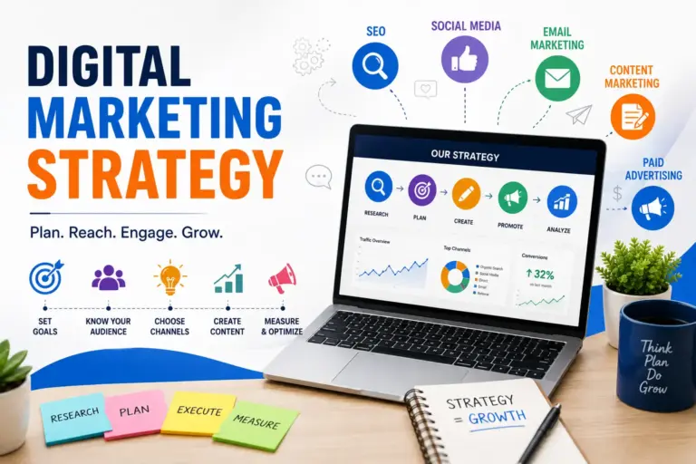 What Is a Digital Marketing Strategy? The 5-Part Framework