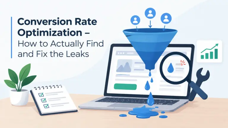 Conversion Rate Optimization – How to Actually Find and Fix the Leaks